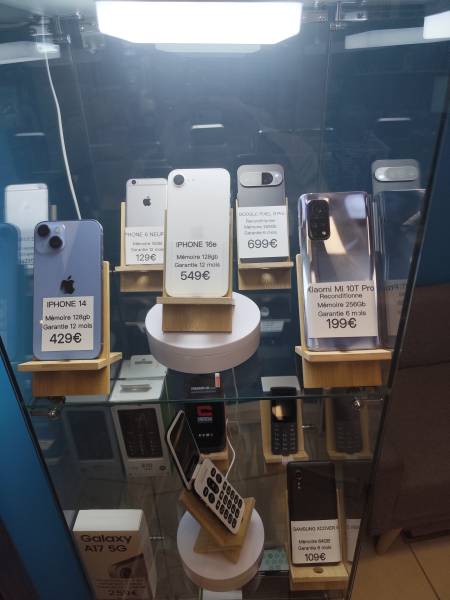Vente de téléphones neufs et reconditionnés à Nîmes Vacquerolles